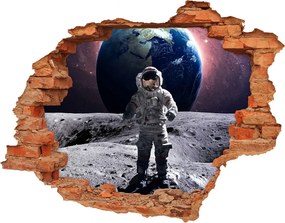 Foto zdjęcie dziura na ścianę Astronauta