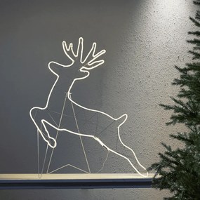 Ogrodowa dekoracja LED Renifer