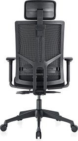 Krzesło biurowe WATT, czarny