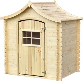 Drewniany domek dla dzieci bez podłogi - M550-1