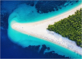 Obraz na szkle - Ostrav Hvar, Chorwacja (70x50 cm)