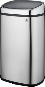 Kosz na Śmieci Push Inox CITY srebrny 58L