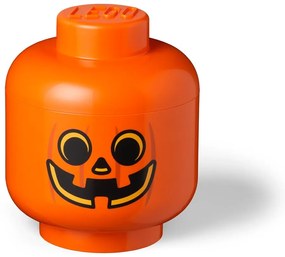 Pomarańczowe pudełko do przechowywania LEGO® Pumpkin Head L