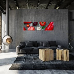 Obraz warzyw (170x50 cm)