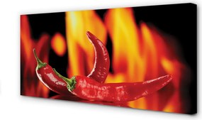 Fotoobraz na płótnie Piekielnie Ostre Papryczki