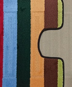 xx antypoślizgowy komplet chodników łazienkowych H2-P86