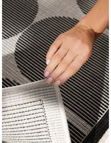 Czarno-biały chodnik odpowiedni na zewnątrz 80x250 cm Duet Bowen – NORTHRUGS
