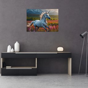 Obraz na szkle - Jednorożec (70x50 cm)