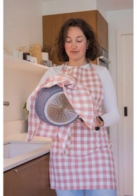 Bawełniany fartuch Gingham – Tiseco Home Studio