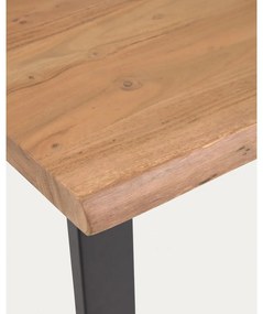 Stolik barowy z blatem z drewna akacjowego 60x140 cm Alaia – Kave Home