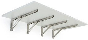 Stół składany na ścianie, 120x60 cm, nośność 60 kg, biały