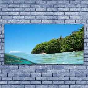 Obraz canvas Samotne Drzewo nad Morzem