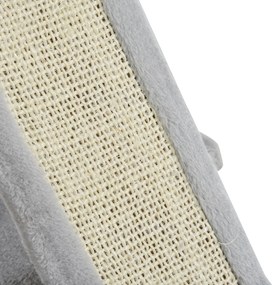 PawHut Drapak dla kota z sizalowymi słupkami Jasnoszary Stabilne drzewko do zabawy i wypoczynku | Aosom PL