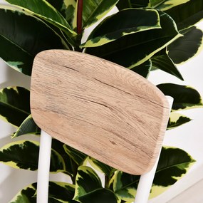 HOMCOM Zestaw do jadalni 3 części Stół i krzesła Drewniany komplet do kuchni Naturalny wygląd | Aosom PL