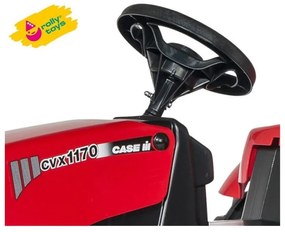 Rolly toys rolykid traktor na pedały case z przyczepką