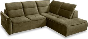 Narożnik MURILLO L z elektryczną regulacją siedziska Prawostronny w tkaninie VOGUE 10 WERSAL