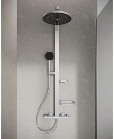 Metalowy zestaw prysznicowy w kolorze matowego srebra 111 cm ALU+ – Ideal Standard