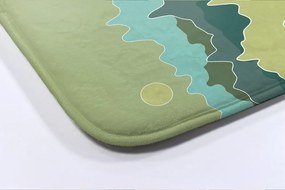 Dywanik antypoślizgowy do łazienki Dywanik antypoślizgowy do łazienki Góry Abstrakcja