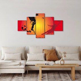 Obraz - Piłka nożna (125x70 cm)