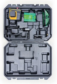 Laser 3D z zieloną wiązką 3 x 360°, samopoziomujący