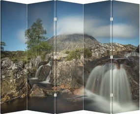 Parawan - Wodospady i góry (210x170 cm)