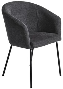 Ciemnoszare krzesło Easton – Unique Furniture