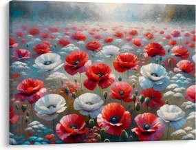 Obraz - Pole maków (70x50 cm)