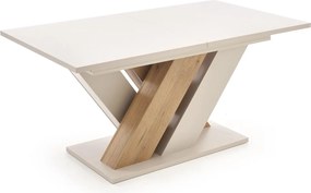 Rozkładany stół na oryginalnej nodze Brandon kaszmir/dąb cremona