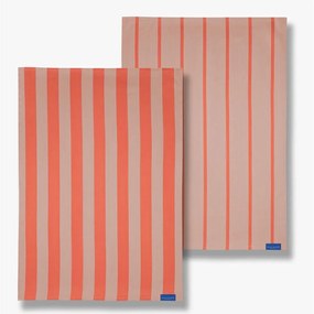 Bawełniane ścierki zestaw 2 szt. 50x70 cm Stripes – Mette Ditmer Denmark