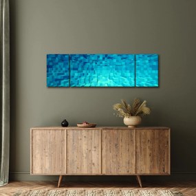 Obraz - abstrakcyjne kostki (170x50 cm)