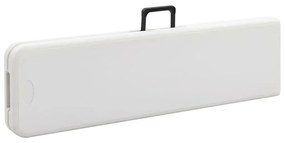 Zestaw białych ławek ogrodowych D6-C56