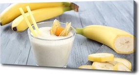 Foto obraz na płótnie Bananowy koktajl