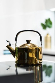 Czajnik ze stali nierdzewnej w kolorze złota z połyskiem 1,5 l Diamante – Vialli Design