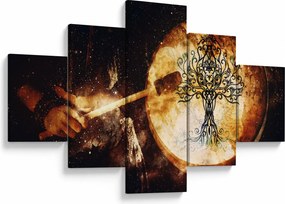 Obraz - Tajemnicze drzewo życia (125x70 cm)