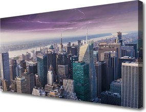 Obraz canvas Panorama Nowoczesnej Metropolii