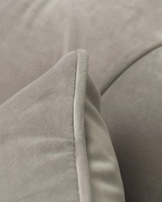 Fotel Chesterfield Classic Velvet Light Grey 118x96x77cm