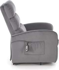 Fotel rozkładany elektrycznie z funkcją pionizacji Maroni Halmar