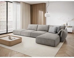 Jasnoszary narożnik (prawostronny) Vanda – Mazzini Sofas