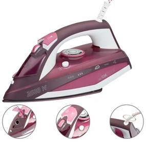 Clatronic DB 3705 żelazko parowe, powierzchnia ceramiczna