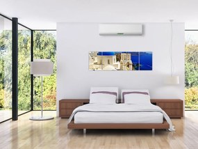 Obraz - Santorini, Grecja (170x50 cm)