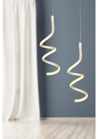 Biała metalowa lampa wisząca LED ø 25 cm Hilton – Squid Lighting