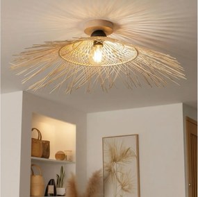 Brilagi - LED Przysufitowy żyrandol CERIA BOHO 1xE27/40W/230V śr. 100 cm bambus/dąb