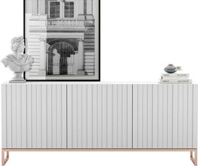 Komoda TAL 3D 168 biała mat