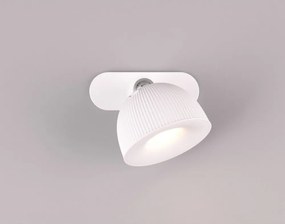 Biała lampa stołowa LED ze ściemniaczem i klipsem (wys. 41 cm) Maxima – Trio