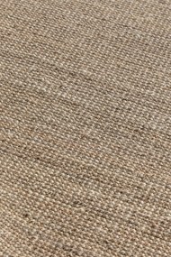 Dywan naturalny jutowy ręcznie tkany Boucle brązowo-szary 80 cm x 150 cm