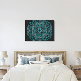 Obraz na szkle abstrakcji ozdobnej (70x50 cm)