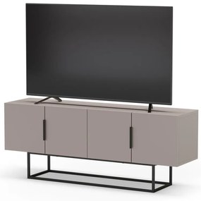 Szarobeżowa szafka pod TV 140x55 cm Titan – Marckeric