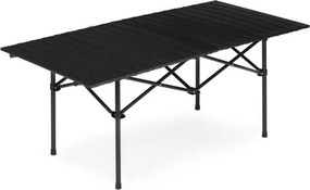 Składany stolik turystyczny Trevio 1201, 119x55,5 cm, czarny