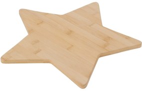Świąteczna deska do serwowania z bambusa Gwiazda