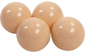 Plastikowe piłeczki do suchego basenu 7cm, 50 szt, beżowe - meowbaby®